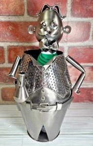 Portabotellas de Vino de Metal Hecho a Mano de Alta Calidad Caddy Camarero - Imagen 1 de 13