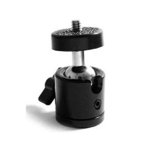 Ball Head Camera Adapter with 1/4" Tripod Thread Screw Ballhead Mount 360 Swivel - Picture 1 of 4
