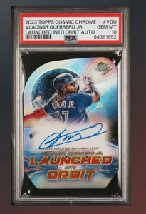 2023 Topps Cosmic Chrome Launched Into Orbit Auto. Vladimir Guerrero Jr. PSA 10 - Picture 1 of 2