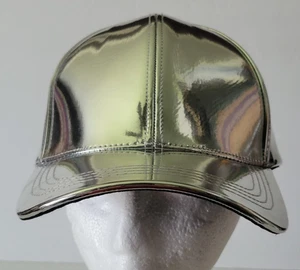 Sombrero en blanco metálico plateado Garym talla única ajustable 6 paneles (NUEVO SIN ETIQUETAS) - Imagen 1 de 13