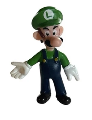 Mini figura de acción Luigi 2007 Mario Bros. Nintendo PVC Foto 1 de 4