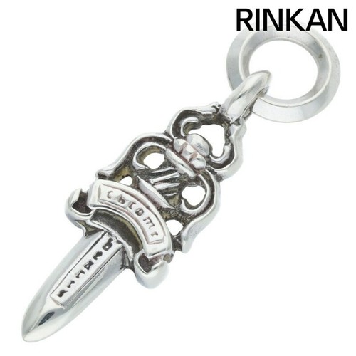 CHROME HEARTS cuori cromati #5DAGGER #5ダーチャーム ciondolo collana argento top per uomo usato510