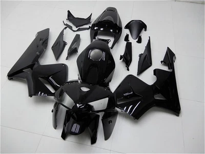 Carenagem preta brilhante plástico injeção FKA compatível com Honda 2005-2006 CBR600RR i075 - Imagem 1 de 4