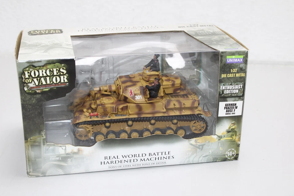 Forces of Valor 1:32 Die Cast Metal 80057 German Panzer IV Ausf. F 1942OVP(L30) - Bild 1 von 4