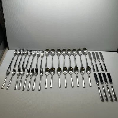 Dansk  Anvil 40 Piece IHQ 18/8 Stainless Flatware Danish Setting For 8 Japan - Image 1 of 4