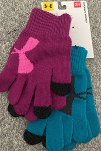 New Girls 2 Pack Under Armour Gloves - Picture 1 of 1