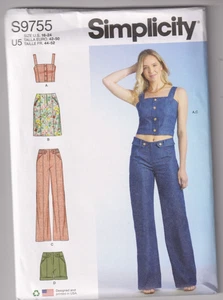 9755 SIMPLICITY - TOP FALDA PANTALONES Y SHORTS - Talla 16/18/20/22/24 - Imagen 1 de 2