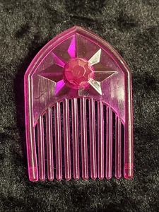 VINTAGE 1995 Princess GWENEVERE Jewel Riders COMB Pink Replacement Hair Brush - Picture 1 of 9