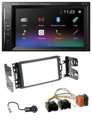 Pioneer DAB MP3 2DIN Bluetooth USB Autoradio für Chevrolet Corvette Uplander 05- - Bild 1 von 4