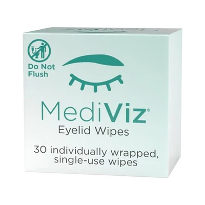 EyeLove Eyelid Cleanser Wipes - 30 Single-Use Towelettes - Gentle Hypoallerge... - Image 1 of 4