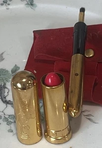 DE COLECCIÓN CHEN YU RICHARD HUDNUT LÁPIZ LABIAL CEPILLO DE LABIOS DÚO LILA ENCANTADA NOS - Imagen 1 de 11