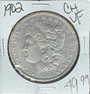 1902 MORGAN SILVER DOLLAR ~ CH/VF ~NICE COIN~ - Image 1 of 2
