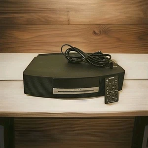 BOSE Wave Music System III AM/FM Radio CD Player Black Graphite w Remote TESTED - Imagen 1 de 12