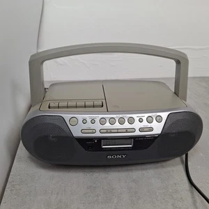 SONY CFD-S05 Boombox Portable Stereo CD - Cassette - Tape - Radio Tested Working - Picture 1 of 12