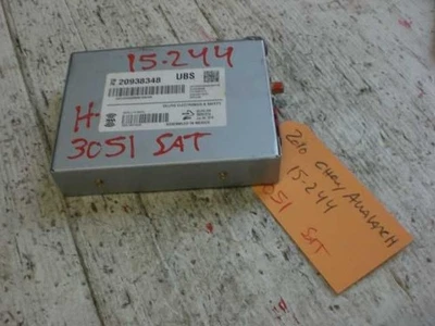 09 10 11 12 CHEVY TRAVERSE AUDIO EQUIPMENT SATELLITE W/TRAFFIC RECEIVER OPT UBS - Image 1 of 4