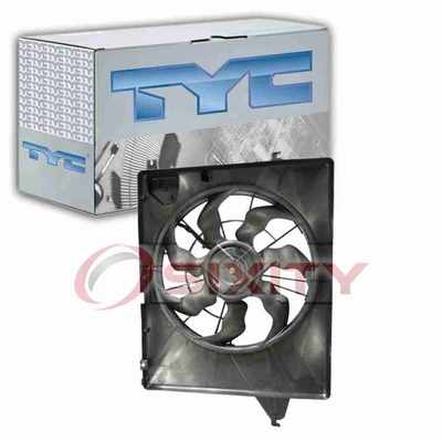 Conjunto de ventilador condensador y radiador doble TYC para Hyundai Santa Fe XL 2013-2016 hp Foto 1 de 4