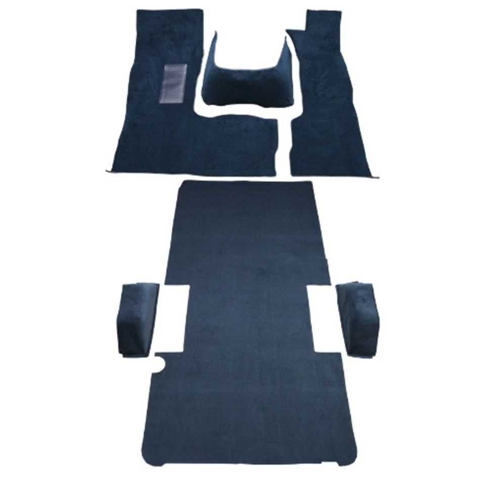 Alfombra para Dodge B350 Ext Van 1981-1993 con cubierta de motor para 147 WB Cutpile Foto 1 de 4