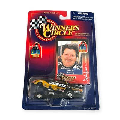 Coche Winners Circle John Force Elvis 1998 Ford Mustang 1:64 NASCAR Castrol GTX Foto 1 de 4