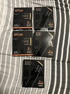 5 UNITS 2TB WD BLACK ( 2 SN7100 And 3 SN850X ) - Photo 1/1
