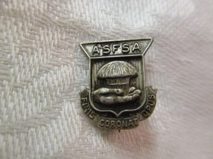 Vintage silver tone Pin Brooch ASFSA Finis Coronat Opus American Food Service - Picture 1 of 2