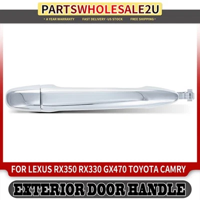 Front Right RH Pro Version All Metal Exterior Door Handle for Toyota Camry Lexus - Imagem 1 de 4