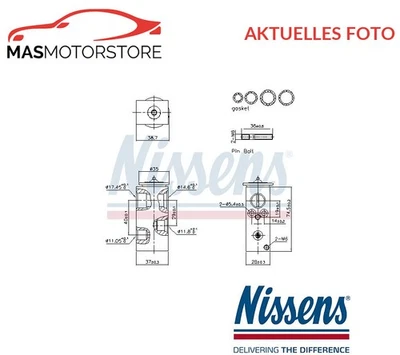 KLIMAANLAGE EXPANSIONSVENTIL NISSENS 999456 P FÜR OPEL VIVARO C - Image 1 of 4