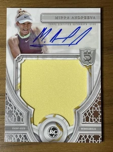 2024 Topps Royalty Tennis - Mirra Andreeva - Rookie Relic Auto RRA-MA - #46/75 - Bild 1 von 10