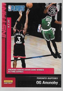 2019/20 Panini Instant OG Anunoby /142 181 Raptors Buzzer Beater vs Celtics