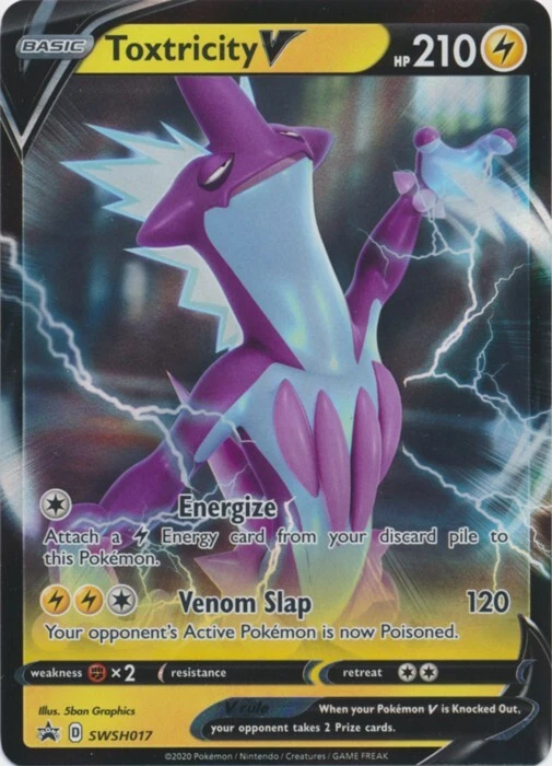 Toxtricity V SWSH017   Sword & Shield Promo Cards Pokemon TCG - Image 1 of 1