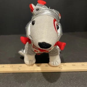 2014 Target - "Bullseye" Astronaut Hund Plüsch 7 Zoll Silber Outfit - #884 von 2200 - Bild 1 von 10