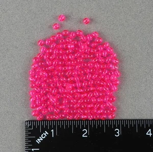 5 mm 200 cuentas redondas fluorescentes rosadas aparejo de pesca envío gratuito - Imagen 1 de 3