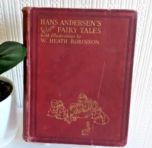 c1923 HANS ANDERSEN'S FAIRY TALES with 16 Colour Plates by W. HEATH ROBINSON - Picture 1 of 17