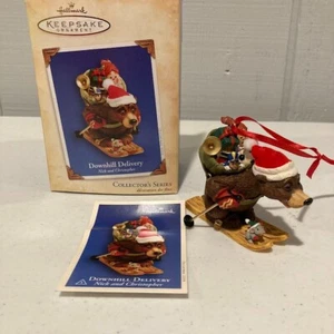 Hallmark Collector's Series DOWNHILL DELIVERY Ornament #1 Keepsake 2004 - Bild 1 von 13
