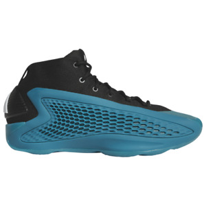 Adidas AE 1 Black/Blue Teal Anthony Edwards Signature Basketball Shoes 2024 NEW