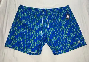 NEW Psycho Bunny Men's Big & Tall Bevans Swim Shorts  6XL - Picture 1 of 10
