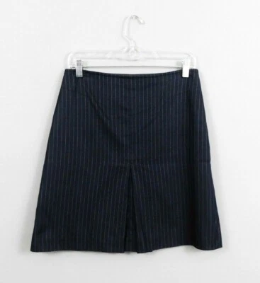 Falda mujer Valerie Stevens, talla 4, azul oscuro, algodón, nailon, spandex Foto 1 de 4