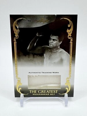 Muhammad Ali 2011 Leaf Metal The Greatest Authentic Training Worn Relic Gold 1/1 - Image 1 of 3