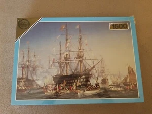 NEW! 1500pc De-luxe Falcon Puzzle Queen Victoria's Visit Cherbourg - August 1858 - Picture 1 of 6