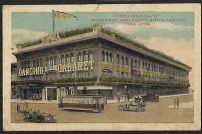 USA 1919 PICTURE POST CARD NEW YORK TO MINONK IL USA #208 - Image 1 of 2