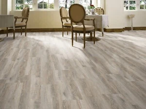 GREY ASH LUXURY VINYL LOOSE LAY FLOORING EASY DIY COMMERCIAL GRADE WATERPROOF - Picture 1 of 13
