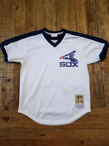 Mitchell & Ness Carlton Fisk Chicago White Sox Jersey Mens Medium Cover