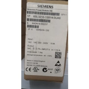 1PCS New Siemens 6SL3 210-1SB14-0UA0 6SL3210-1SB14-0UA0 In Box VIA Fedex Or DHL - Picture 1 of 3