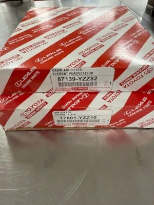 2013-2018 TOYOTA RAV4 AIR AND CABIN FILTER COMBO GENUINE OEM TOYOTA FILTERS NEW! - Image 1 of 4