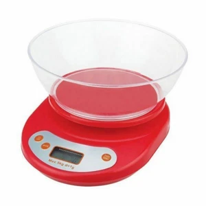 BILANCIA DIGITALE DA CUCINA ELETTRICA DIGITAL SCALE CON DISPLAY LCD MASSIMO 5KG - Foto 1 di 3