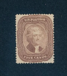 drbobstamps US Scott #29 Mint Regummed VF-XF Stamp Cat $1750 - Picture 1 of 2