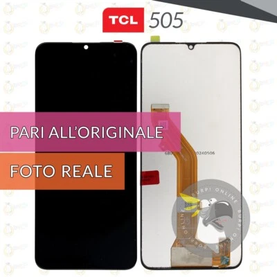 DISPLAY TCL 505 T509K SCHERMO VETRO LCD TOUCH SCREEN RICAMBIO PARI A ORIGINALE