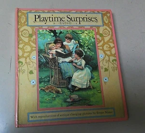 PLAYTIME SURPRISES HC BOOK 1985 PHILOMEL BOOKS CHANGING PICTURES ERNEST NISTER - Picture 1 of 6