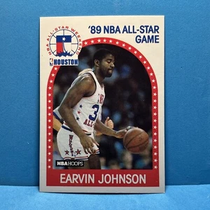 Tarjeta de baloncesto Earvin Magic Johnson All Star 1989-90 NBA Hoops - Imagen 1 de 2