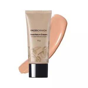 Facescanada Peaches N Cream Tinted Moisturizer, Light 01 For Makeup 35gm - Picture 1 of 8