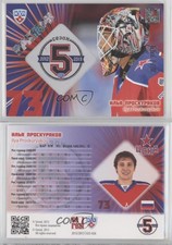 2012 KHL Gold Collection 5th Season Goalies Manufactured Ilya Proskuryakov Patch